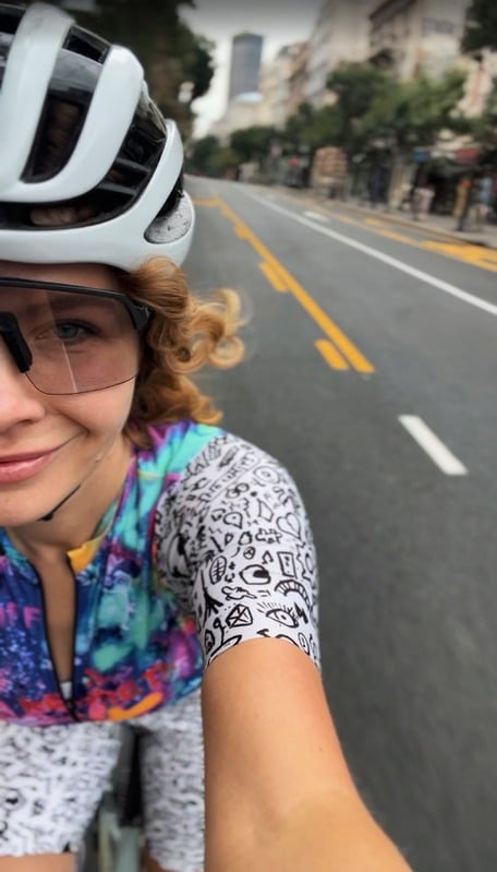 Close-up on the road